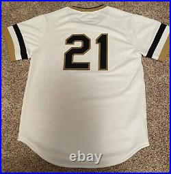 Authentic 1971 Mitchell & Ness Roberto Clemente Pittsburgh Pirates Size 40 M