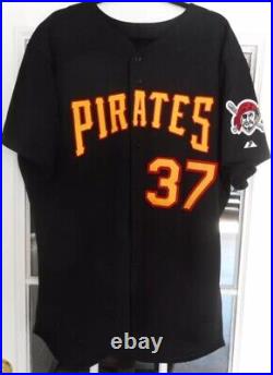 Authentic 2003 Game Used/Worn Pittsburgh Pirates jersey #37 Johnston SZ 48