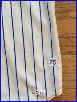 Authentic Game Worn 1985 Chicago Cubs Thad Bosley Jersey Rangers Royals Angels
