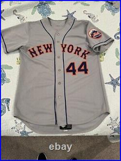 Authentic Jason Isringhausen Game Used New York Mets Road Jersey 48