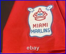 Authentic MIAMI MARLINS TOMMY EVELD 2021 GAME/Team ISSUED CITY CONNECT JERSEY 46