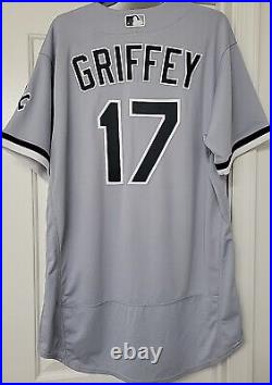 Authentic Majestic Chicago White Sox Ken Griffey Jr Team Issued Game Jersey 48