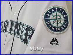 Authentic Majestic Seattle Mariners Ken Griffey Jr Team Issued Game Jersey 46 XL