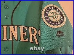 Authentic Majestic Seattle Mariners Ken Griffey Jr Team Issued Game Jersey XL 46
