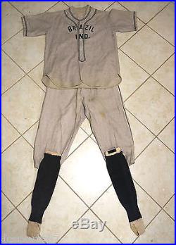 Authentic Negro Leagues Baseball Full Uniform Game Used Extremely RARE -READ