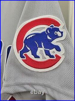 Authentic Nike 2021 Chicago Cubs Away Joc Pederson Team Issued Game Jersey 46