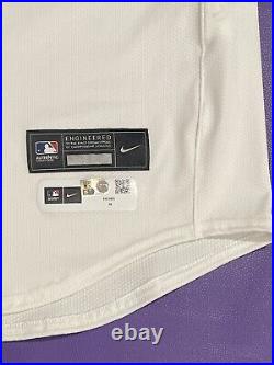 Authentic SIXTO SANCHEZ #45 MIAMI MARLINS 2024 Team ISSUED NIKE Game JERSEY