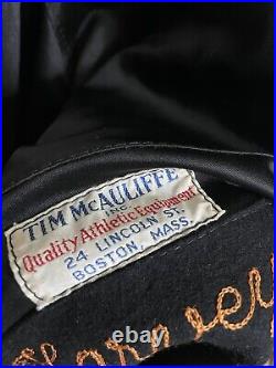 Authentic Tim McAuliffe 1950's game worn MLB New York Giants Sal Maglie jacket L