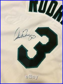 Autographed Circa 1996 Alex Rodriguez Seattle Mariners Game Issued Jersey Rare