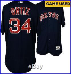 Autographed David Ortiz Red Sox Game Used Jersey Item#7075699