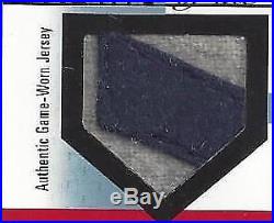 BABE RUTH 2001 Leaf Certified Jersey Patch LOGO CENTURY Fabric of Game 21/21 1/1