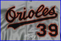 BALTIMORE ORIOLES #39 RANDY MILLIGAN GAME WORN GRAY MLB Russell Size 46 JERSEY