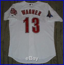 Billy Wagner Houston Astros Game Used Worn Jersey Shuttle Patch (mets Phillies)