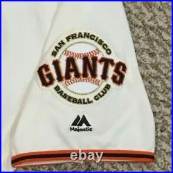 BOCHY FINAL GAME MENEZ size 46 #51 2019 GIANTS GAME USED JERSEY CREAM MLB HOLO