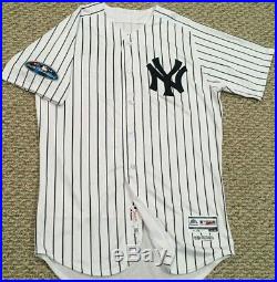 BOONE #17 size 44 2018 Yankees Game Jersey Issued HOME POST SEASON STEINER MLB