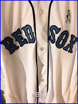 Boston Red Sox. Authentic. Steven Wright Game Used. 2016 Father's Day Jersey. 48