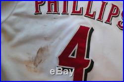 Brandon Phillips Game Used Cincinnati Reds 2013 Mlb Baseball Jersey Walk Off Hit
