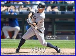 BRETT GARDNER 2017 Yankees GAME USED JERSEY WORN HOME RUN GAME MLB STEINER COA