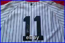 Brett Gardner Game Used & Signed 2011 New York Yankees Home Jersey Mlb & Steiner