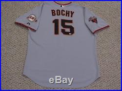 BRUCE BOCHY #15 sz 52 2011 San Francisco Giants game used jersey issued MLB HOLO