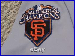 BRUCE BOCHY #15 sz 52 2011 San Francisco Giants game used jersey issued MLB HOLO