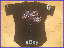 BRUCE CHEN NEW YORK METS GAME USED WORN/ISSUED 2001 9/11/2001 Home jersey
