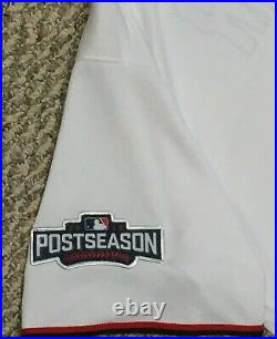 BRYCE HARPER POSTSEASON size 48 #34 2016 Nationals GAME JERSEY home white MLB
