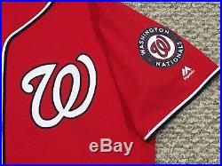 BRYCE HARPER sz 48 #34 2016 Washington Nationals game used jersey issued Spring