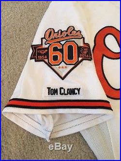 Baltimore Orioles J. J. Hardy Game Used Home Jersey 2014 Mothers Day
