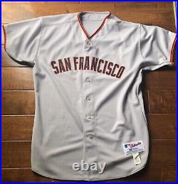 Barry Bonds Game Issued San Francisco Giants Grey Road Jersey Not Game Used Worn