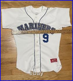 Bellingham Mariners #9 Late 80s 90s Rawlings Game Worn Jersey Size 42 M Seattle