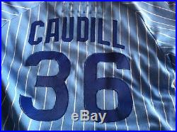 Bill Caudill 1981 Chicago Cubs # 36 game used road jersey