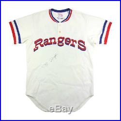 Bill Singer 1975 Texas Rangers Game Used Worn Vintage Home Jersey