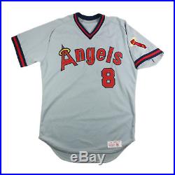 Bob Boone 1980's California Angels Game Used Worn Vintage Road Jersey Phillies
