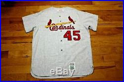 Bob Gibson St. Louis Cardinals 1960's style Mitchell & Ness jersey flannel new