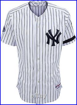 Bobby Murcer 2008 NY Yankees Old Timers Day Pinstripe Jersey Hung In His Honor
