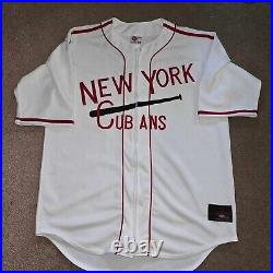 Bobby Valentine NY Mets Cubans 2001 Negro League Throwback Game Worn Jersey