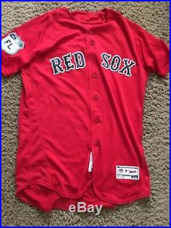 Boston Red Sox Team Issued Spring Training Jersey 2017 Craig Kimbrel