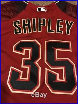 Braden Shipley 2016 Game Used/Issued Rookie Diamondbacks Jersey! MLB Auth