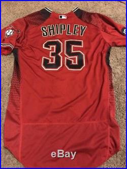 Braden Shipley 2016 Game Used/Issued Rookie Diamondbacks Jersey! MLB Auth