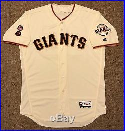 Brandon Crawford MLB Holo Game Used Jersey 2016 Home San Francisco Giants