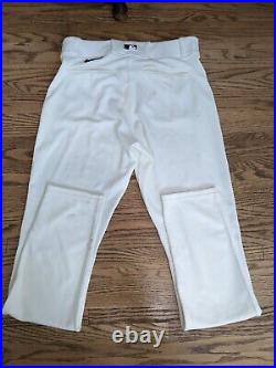 Brandon Hughes game used/issued Chicago Cubs Field of Dreams game Nike pants