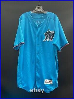 Brett Graves #20 Miami Marlins Game Used Stitched Authentic Jersey (minors)