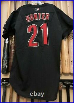 Brian Hunter 2002 Houston Astros Game BP Used Jersey Size 46