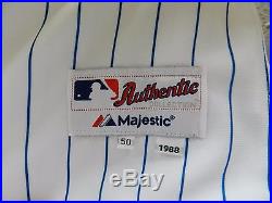 Brian Schlitter 2014 Chicago Cubs 1988 TBTC style game used jersey