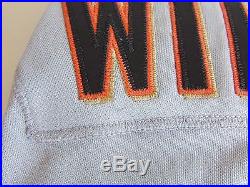 Brian Wilson San Francisco Giants Game Used Gray 2006 Jersey Sz 48 0062 Mag Stub