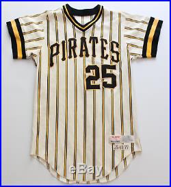 Bruce Kison game worn used 1977 Pittsburgh Pirates jersey! Guaranteed Authentic
