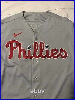 Bryson Stott Game Used Phillies Rookie Year Road 2022 Jersey / MLB Authenticated