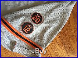 Buster Posey Signed Game Worn Giants Jersey #42 MLB Authenticated JB094154
