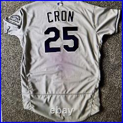 C. J. Cron Colorado Rockies Game Issued Jersey 2022 Los Angeles Angels